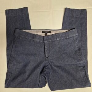 Banana Republic Sloan Pants Women Size 4 Blue Slim Fit Casual Office
